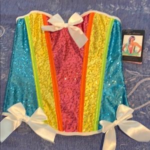 Rainbow corset